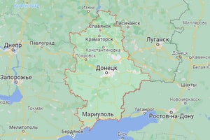 Донецкая область карта