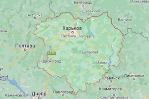 Харьковская область карта