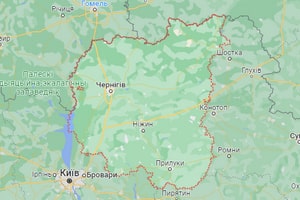 Чернігівська область карта