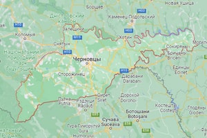 Черновицкая область карта