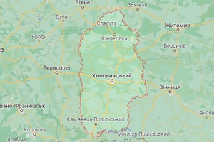 Хмельницька область карта
