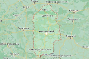 Хмельницкая область карта