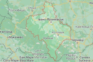Івано-Франківська область мапа
