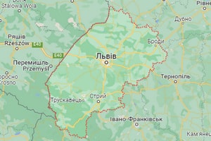 Львівська область мапа