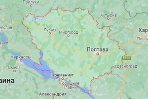 Полтавская область карта