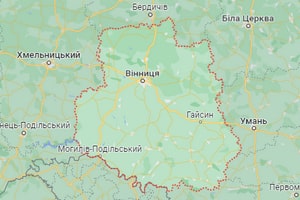 Вінницька область карта