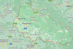 Закарпатская область карта