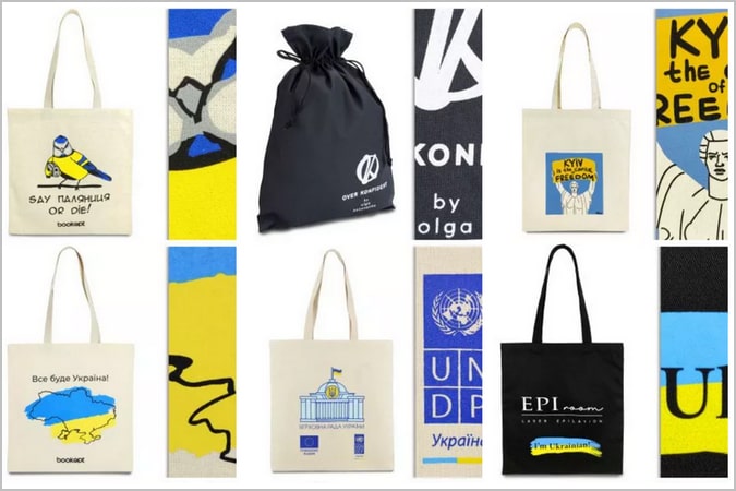 Эко-сумки оптом от производителя Украина