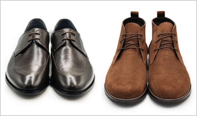 Чоловічі туфлі та черевики зі шнурівкою