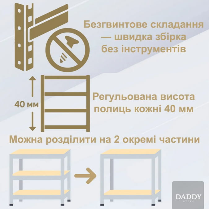 Складання стелажу