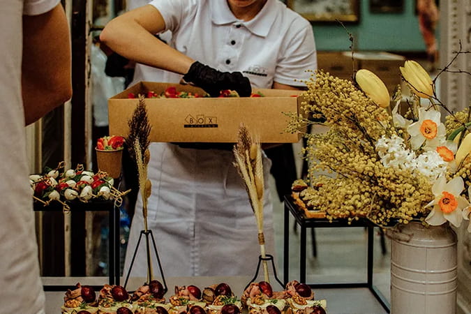 Доставка еды для фуршета