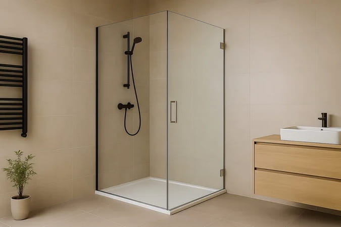 Стеклянные перегородки для душа