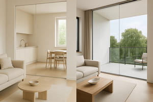 Стеклянные перегородки для маленьких помещений